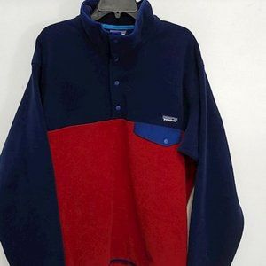 Patagonia Men's Snap-T Blue/Red Jacket Size L